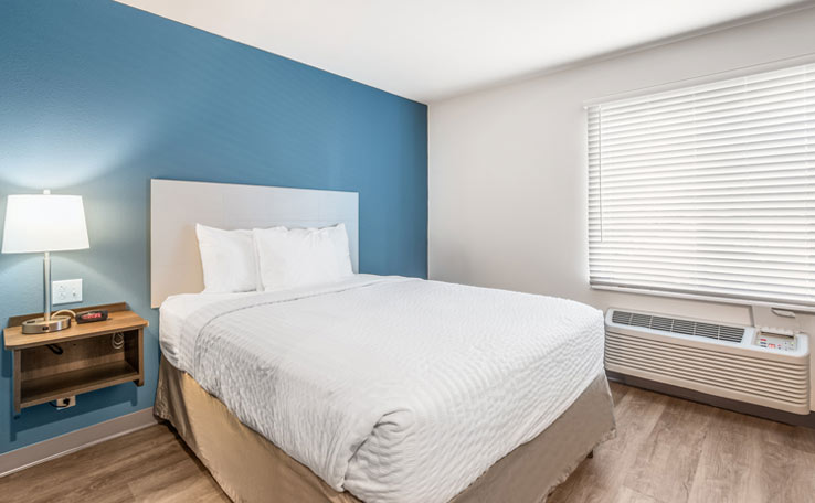 ADA One-Bed Suite at WoodSpring Suites Chicago Midway