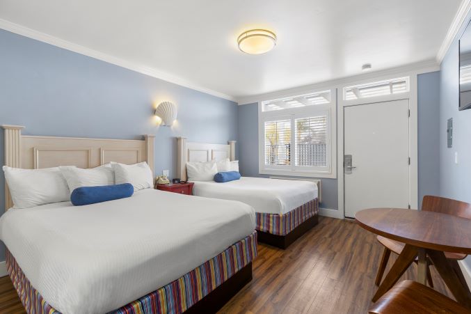 Pool Patio Room at Beach Street Inn & Suites