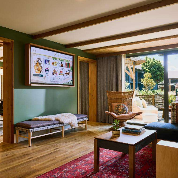 Clubhouse Two Bedroom Presidential Suite at Treehouse Hotel Silicon Valley