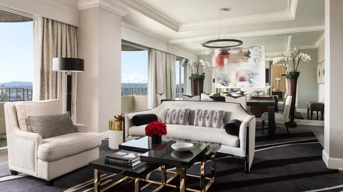 Royal Suite at Four Seasons Hotel Los Angeles at Beverly Hills