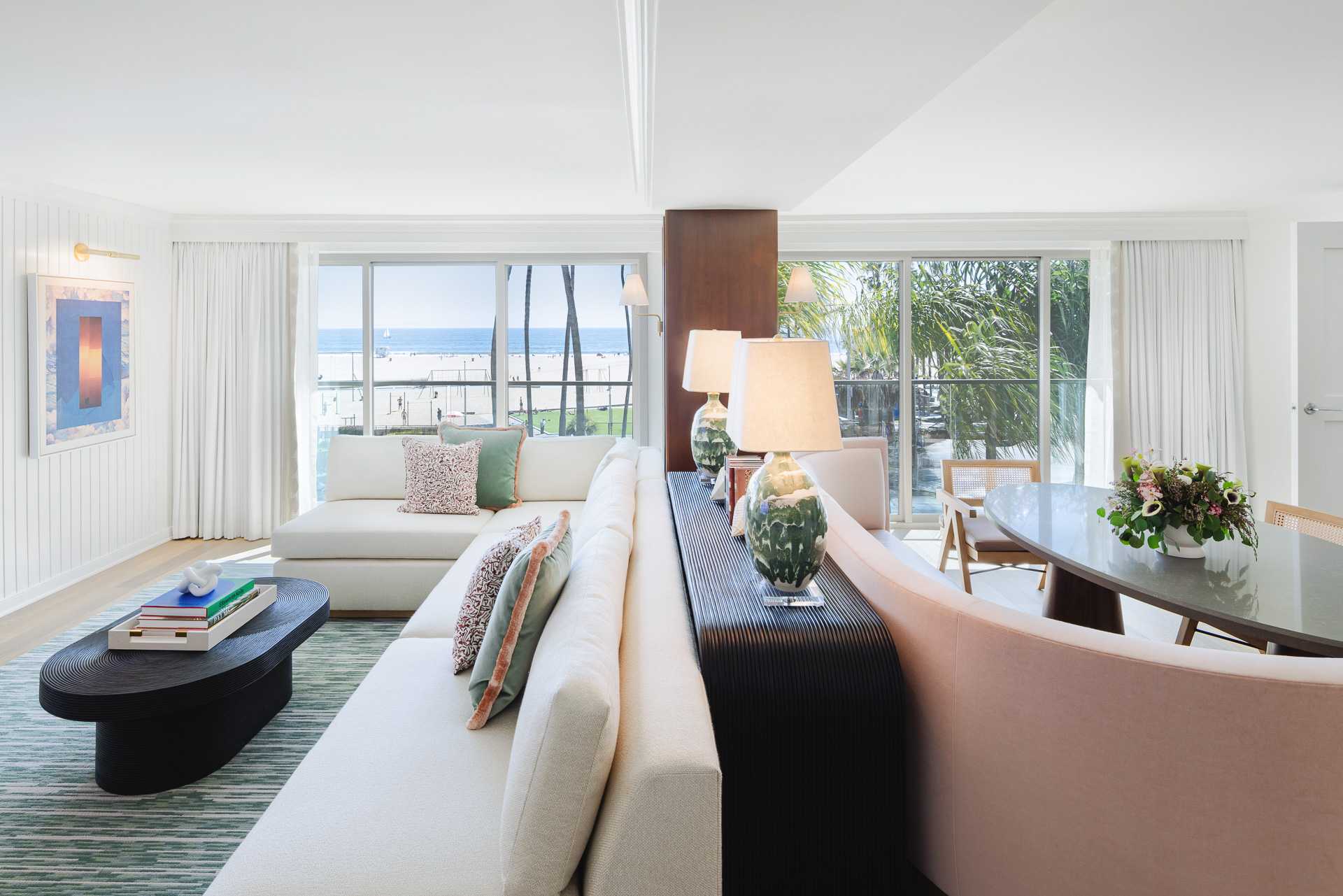 Oceanfront One-Bedroom King Suite at Regent Santa Monica Beach