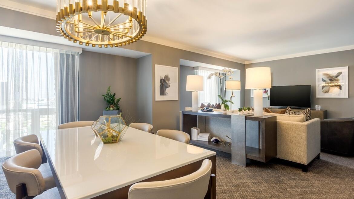 California Suite at Omni Los Angeles Hotel at California Plaza