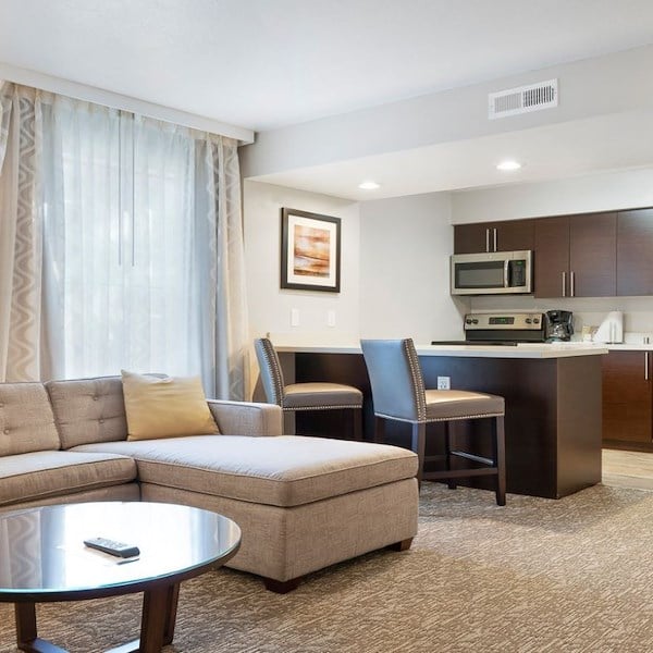 All-Suite with Separate Bedroom and Kitchen at Chase Suite Hotel Newark-Fremont
