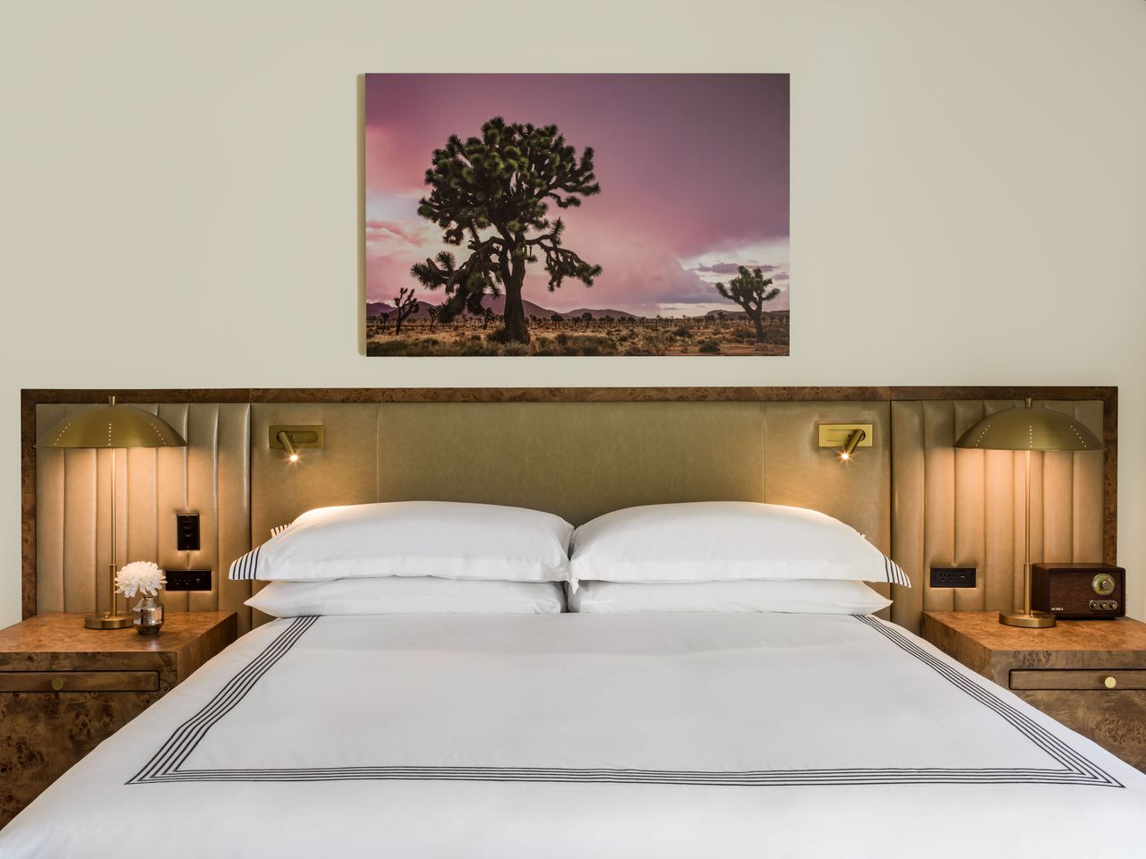 King Bed Room with Patio at Thompson Palm Springs