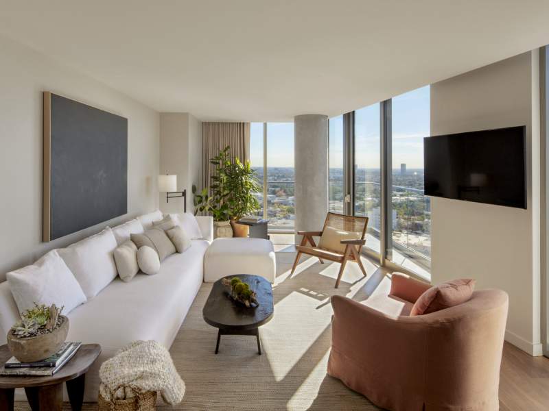 Panoramic Two Bedroom Suite at 1 Hotel West Hollywood