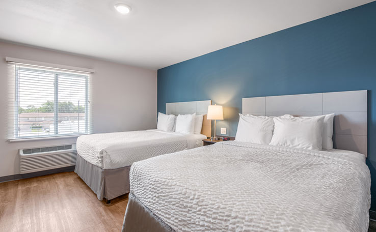 Two-Bed Suite at WoodSpring Suites Chicago Midway
