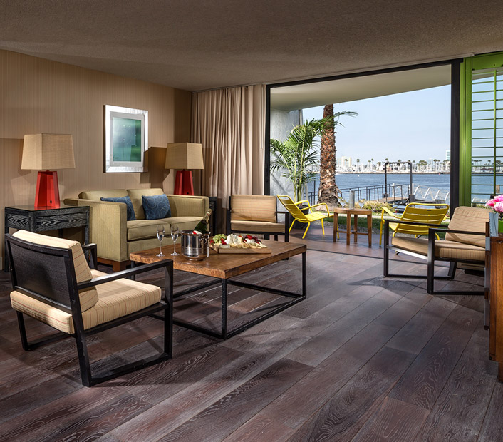 Water View King Presidential Suite at Hotel Maya Long Beach