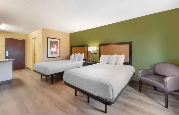 Studio Suite 2 Full Beds at Extended Stay America – Los Angeles – Ontario Airport