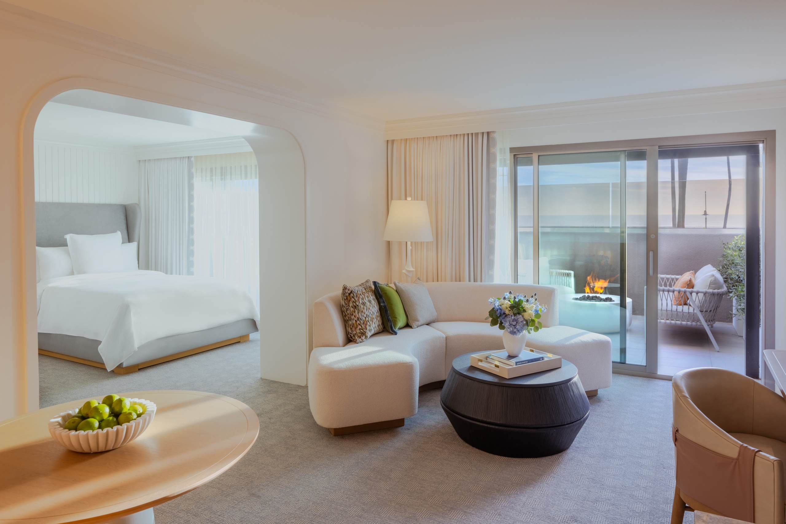 The 720 Private Patio King with Firepit at Regent Santa Monica Beach